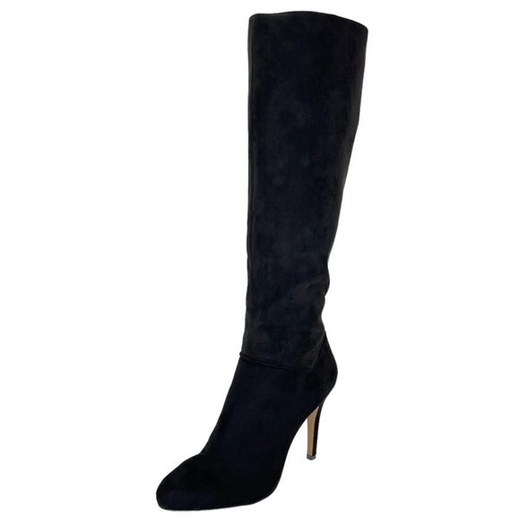 INC International Concepts Shoes - International Concepts Taisa Black Microsuede Knee High Womens Boots Size 9M